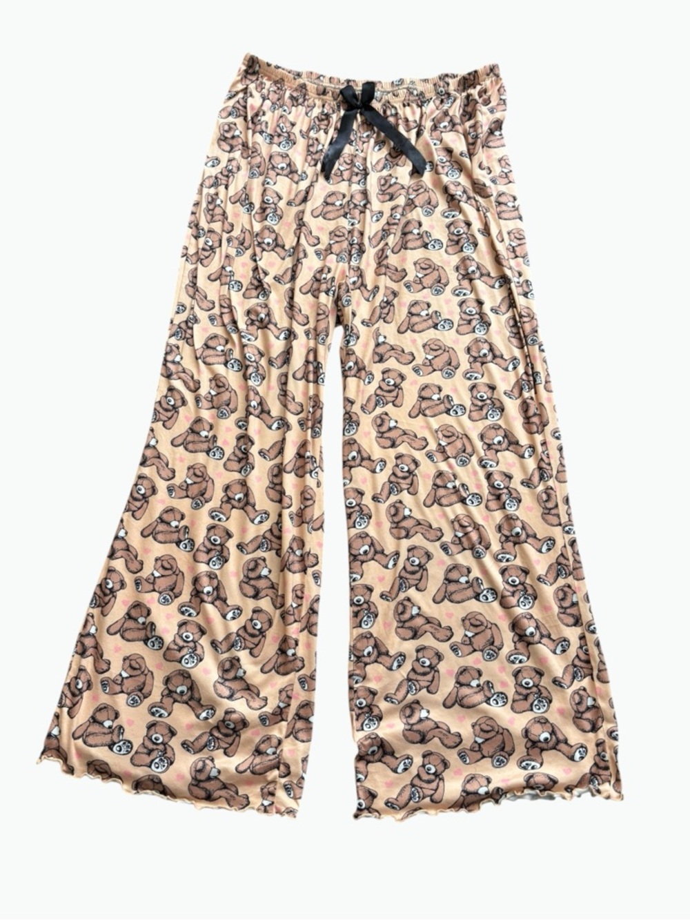 🧸✨     Cozy Bear Print Pajama Pants Lounge Sleepwear Cute Trendy 3XL